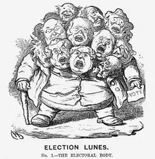 Election Lunes 1865. Creator: Charles Henry Bennett