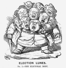 Election Lunes 1865. Creator: Charles Henry Bennett