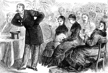 Election Sketches: family influence, 1880. Creator: Unknown