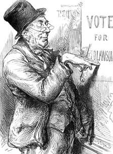 Election Sketches: local option, 1880. Creator: Unknown