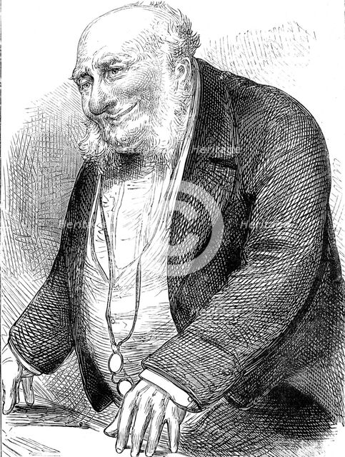 Election Sketches: the chairman of committee, 1880. Creator: Unknown.