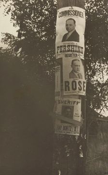Election posters. Westmoreland, Pennsylvania, 1935 - 1942. Creator: Ben Shahn