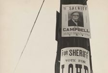 Election posters. Westmoreland, Pennsylvania, 1935. Creator: Ben Shahn