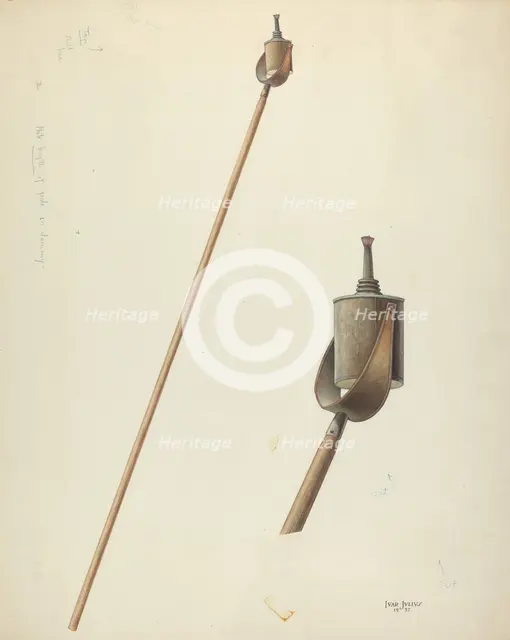 Election Torch, 1937. Creator: Ivar Julius.