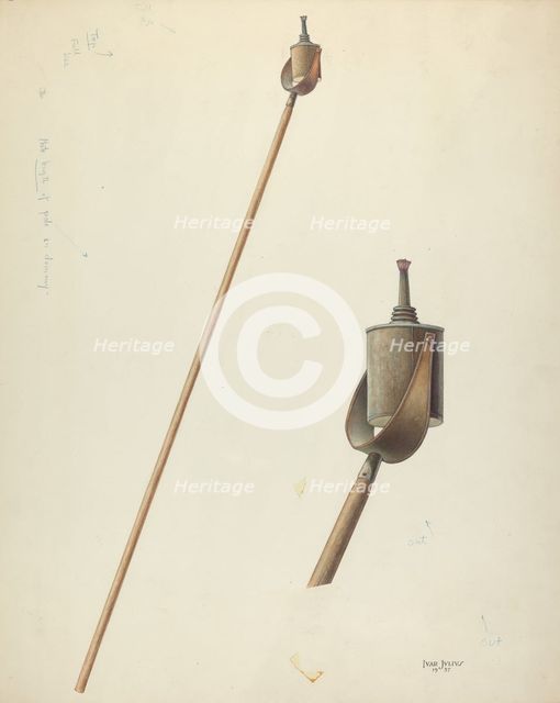Election Torch, 1937. Creator: Ivar Julius.