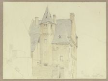 Electorate of Trier's administrative building in Karden, 1841. Creator: Carl Theodor Reiffenstein