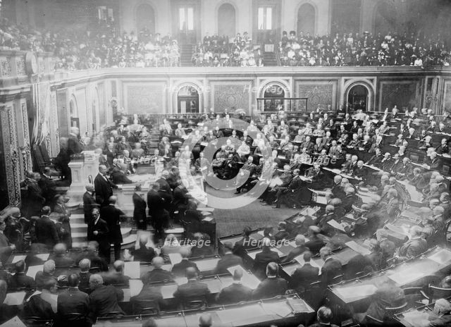 Electoral count, House of Representatives, 1913. Creator: Bain News Service.