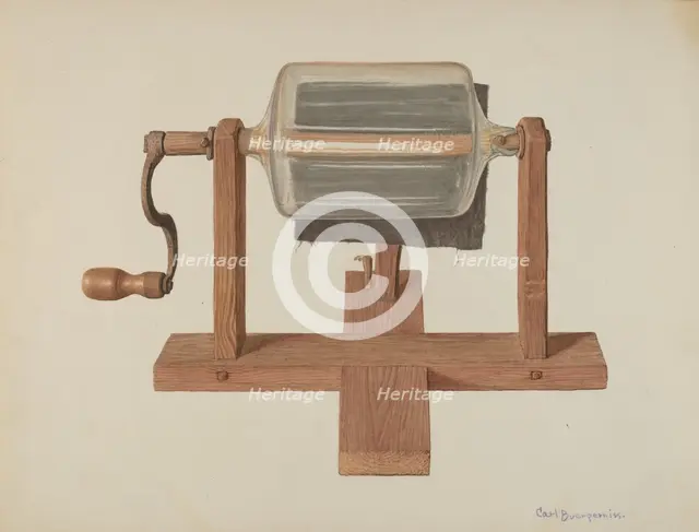 Electric Generator, c. 1940. Creator: Carl Buergerniss.
