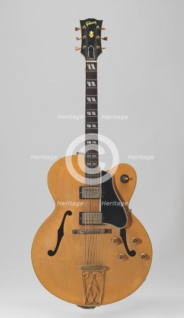 Electric guitar belonging to Chuck Berry, nicknamed "Maybellene", 1959. Creator: Unknown.