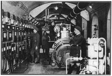 Electric light plant, Maginot Line, France, 1939