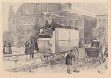 Electric Motor Post Car in Berlin, c1900. Creator: Thiel, Ewald (1855-?)