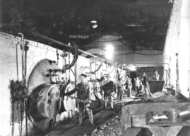 Electric station boilers, 1911. Creator: Kozlov.