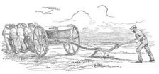 Electric Telegraph for the Seat of War - Plough for Laying the Wire, 1854. Creator: Unknown
