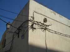 Electrical cables, Sousse, Tunisia, 2009. Creator: Amanda Waite