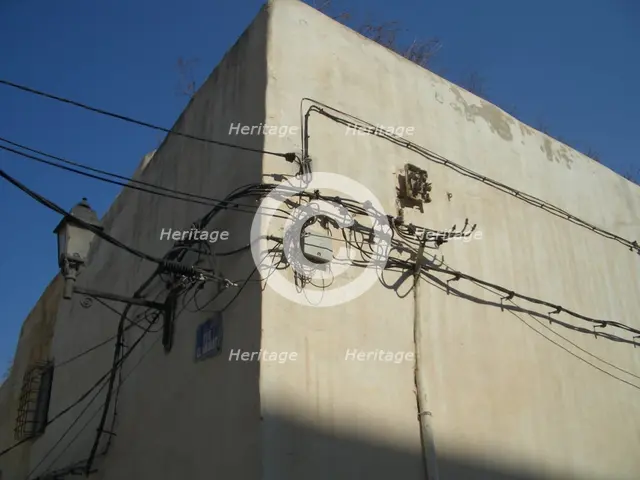 Electrical cables, Sousse, Tunisia, 2009. Creator: Amanda Waite.