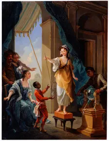 Electrical Experiment 1777. Artist: Amédée van Loo