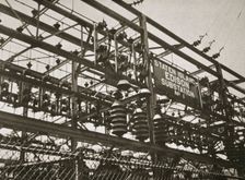 Electrical substation Number 1 on Staten Island, New York, USA, early 1930s. Creator: Unknown