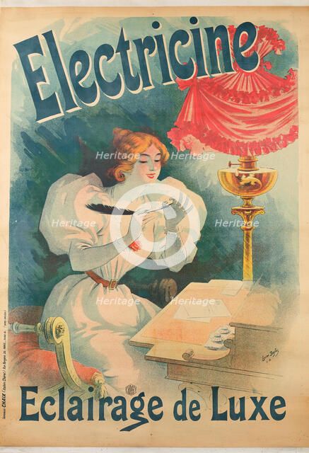 Electricine. Eclairage de Luxe, 1895. Creator: Baylac, Lucien (1851-1913).