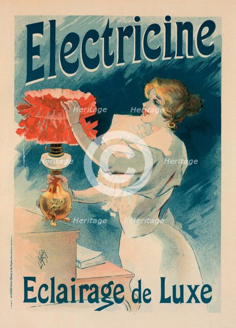Electricine. Eclairage de luxe, 1897. Creator: Lefèvre, Lucien (1850-ca1902).