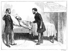 Electricity In The Art Of Healing 1881.Artist: W Shinkle