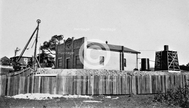 Electricity supply building, Coolangatta, Gold Coast, 1925. Creator: Jack Bain.