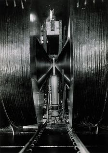 Electro-magnet devised by Aimé Auguste Cotton, in the Académie des Sciences, Paris, c1920s. Creator: Unknown