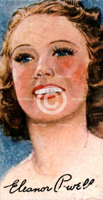 Eleanor Torrey Powell, (1912-1982), American film actress and dance, 20th century. Artist: Unknown