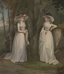 Eleanor and Margaret Ross, between 1785 and 1790. Creator: Alexander Nasmyth