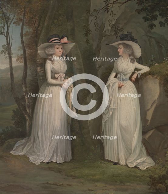 Eleanor and Margaret Ross, between 1785 and 1790. Creator: Alexander Nasmyth.