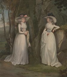 Eleanor and Margaret Ross, between 1785 and 1790. Creator: Alexander Nasmyth