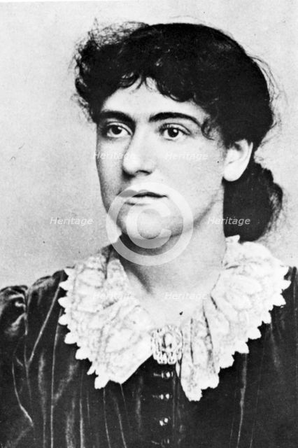Eleanor Marx (1855-1898), daughter of Karl Marx. Creator: Unknown.