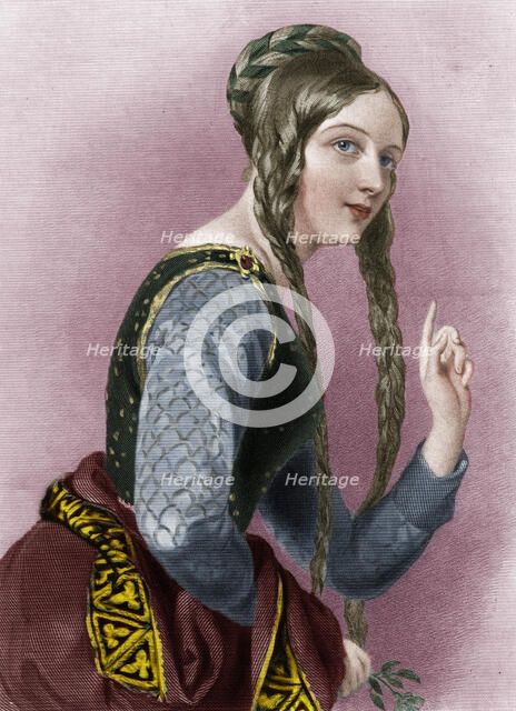Eleanor of Aquitaine, Queen of Henry II of England. Artist: Unknown.