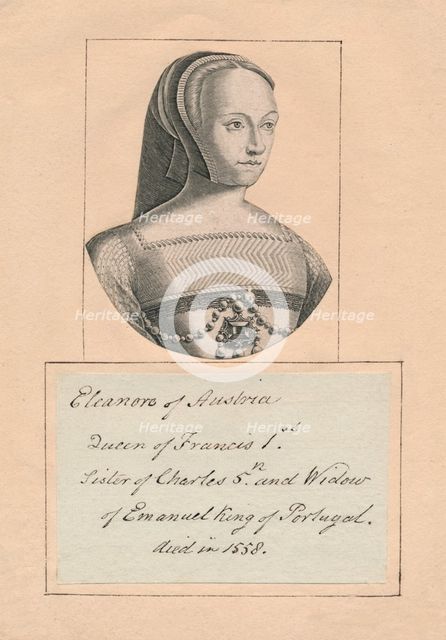'Eleanor of Austria'. Creator: Unknown.