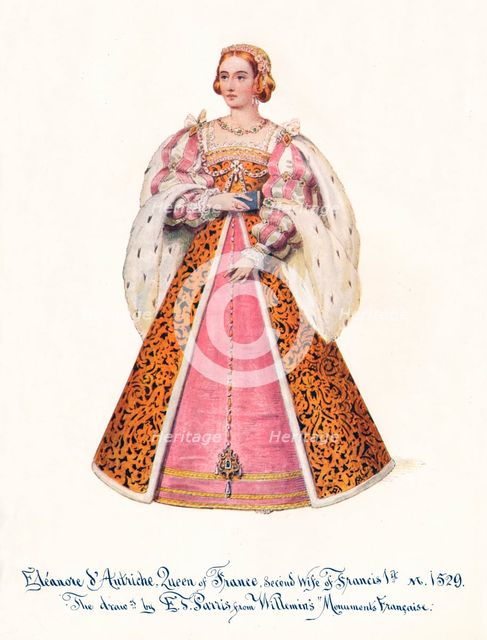 Eleanor of Austria, Queen of France, Second Wife of Francis 1st,', 1911.  Artist: Unknown.