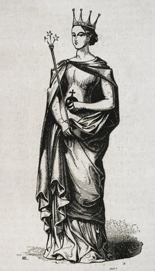 Eleanor of Sicily, 1852. Creator: Unknown