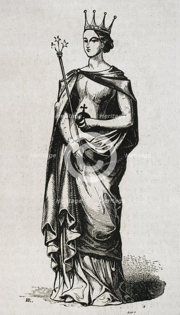 Eleanor of Sicily, 1852.  Creator: Unknown.