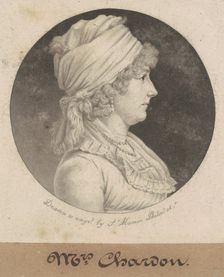 Eleanor Rawle Chardon, 1800. Creator: Charles Balthazar Julien Févret de Saint-Mémin