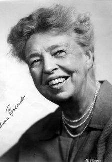 Eleanor Roosevelt (1892-1962), American First Lady. Creator: Unknown