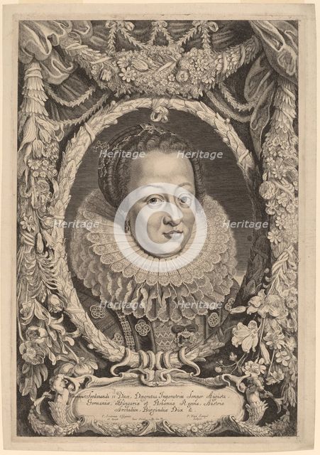 Eleanora, Wife of Ferdinand II, 1640s. Creator: Pieter van Sompel.