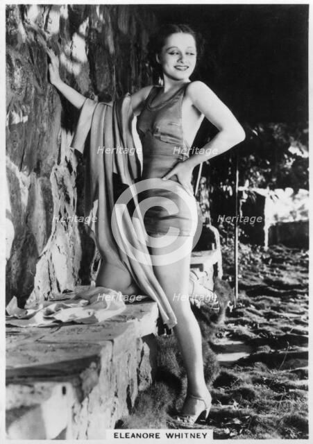 Eleanore Whitney, American actress, 1938. Artist: Unknown