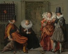 Elegant Couples Courting, c.1616-c.1620. Creator: Willem Pietersz. Buytewech