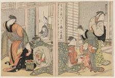 Elegant Pleasures of the Four Seasons, c. 1782. Creator: Kitagawa Utamaro (Japanese, 1753-1806), attributed to
