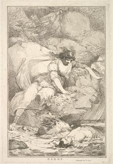 Elegy (from Fifteen Etchings Dedicated to Sir Joshua Reynolds), December 8, 1778. Creator: John Hamilton Mortimer