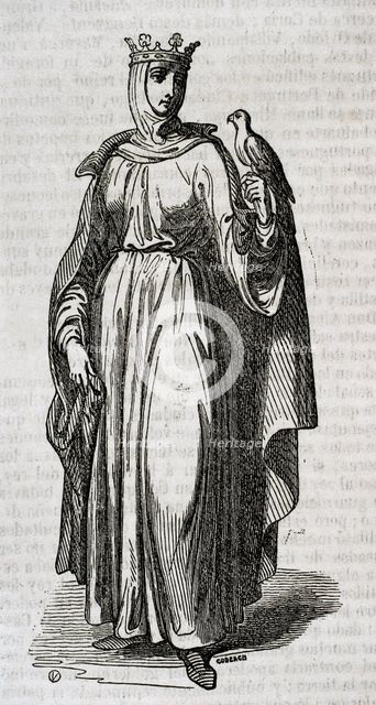 Eleonor of England, 1852.  Creator: Coderch.