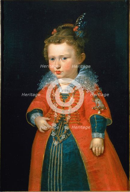 Eleonora Gonzaga (1598-1655) at the age of two, ca. 1600. Creator: Rubens, Pieter Paul (1577-1640).
