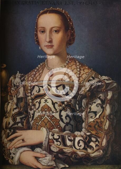 'Eleonora di Toledo,' c1559. Artist: Agnolo Bronzino.