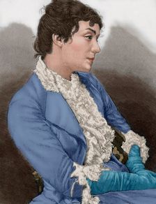 Eleonora Duse (1858-1924), Italian actress, 19th century. Creator: Unknown