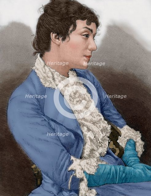 Eleonora Duse (1858-1924), Italian actress, 19th century. Creator: Unknown.