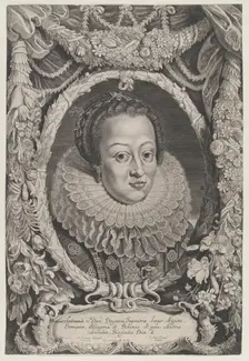 Eleonora, Wife of Ferdinand II, from the series Ferdinandus II et III Imperatorum Domu..., ca. 1625. Creator: Pieter van Sompel