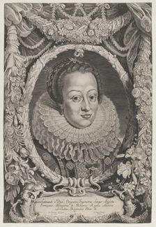 Eleonora, Wife of Ferdinand II, from the series Ferdinandus II et III Imperatorum Domu..., ca. 1625. Creator: Pieter van Sompel